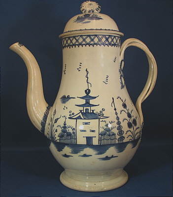 Accessories<br>Archives<br>SOLD   Chinoiserie Coffeepot with Twisted Handles