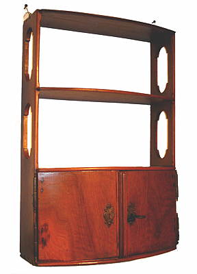 Furniture<br>Furniture Archives<br>SOLD  Continental Fruitwood Hanging Shelf