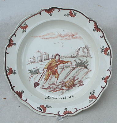 Accessories<br>Archives<br>SOLD  Dutch Decorated Creamware Plate