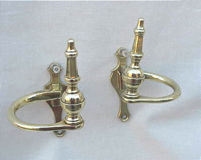 Pair of Steeple Top Jamb Hooks