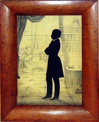 Paintings<br>Archives<br>A Silhouette of a Gentleman from Saratoga