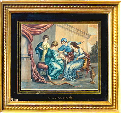 Paintings<br>Archives<br>A Schoolgirl Watercolor of Penelope