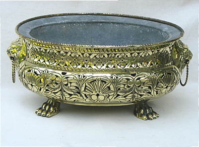 Metalware<br>Archives<br>A Pierced Dutch Brass Wine Cooler