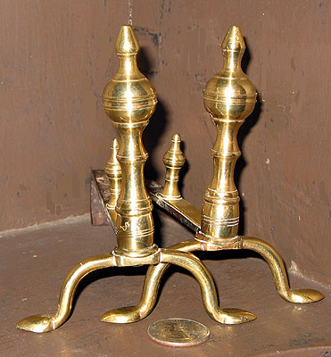 Metalware<br>Archives<br>Pair of Miniature Andirons