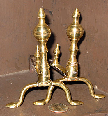 Pair of Miniature Andirons