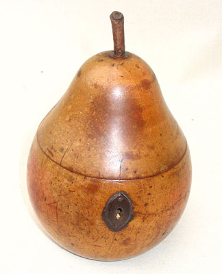 SOLD   Pear Tea Caddy