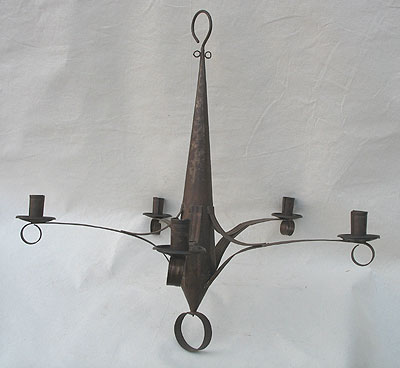 A Rare Tin Chandelier