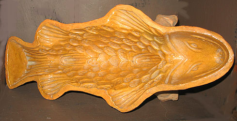 Accessories<br>Archives<br>SOLD   Yellowware Fish Mold