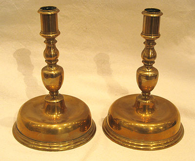 Metalware<br>Archives<br>SOLD Pair of Spanish Candlesticks