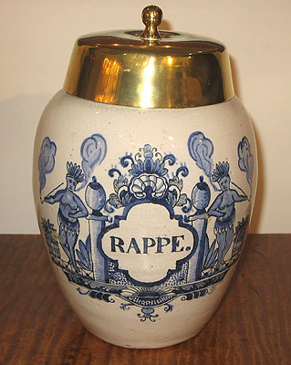 Accessories<br>Archives<br>SOLD  A Delft Tobacco Jar