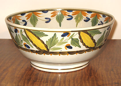 SOLD An Exciting Pearlware Bowl