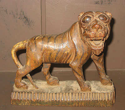 Accessories<br>Accessories Archives<br>SOLD   A Folky Carved Lion