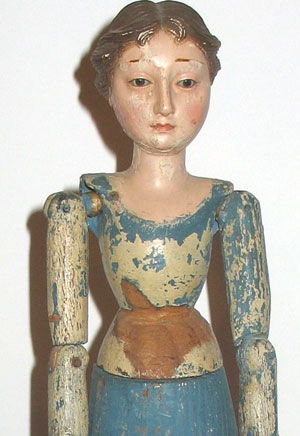 Accessories<br>Accessories Archives<br>SOLD   A Carved Wood Figure of a Woman