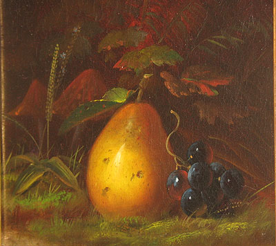 SOLD  An oil of a pear