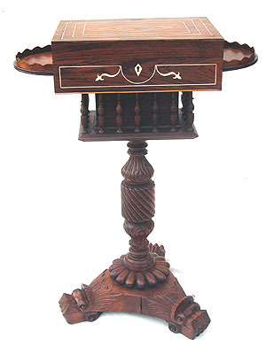 SOLD  An Exquisite Anglo-Indian Ladies Work Table