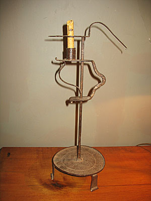 SOLD   Wonderful Iron Lamp