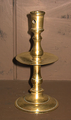 Metalware<br>Archives<br>SOLD  Brass Heemskerk or Middrip Candlestick