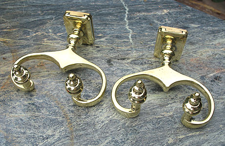 Metalware<br>Archives<br>SOLD  Pair of Double Jamb Hooks