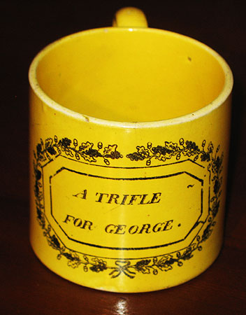 A Trifle for George child's mug