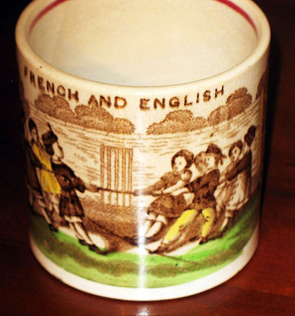 Ceramics<br>Ceramics Archives<br>SOLD  French and English Child's Mug