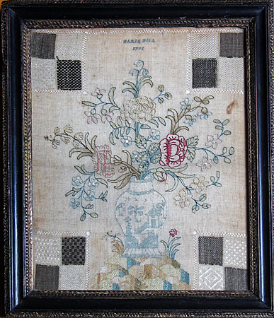 Accessories<br>Archives<br>SOLD An unusual Chinoiserie Darning Sampler