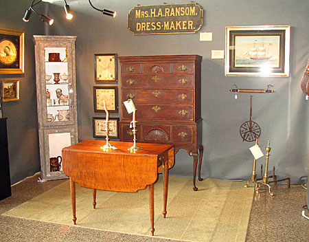 Our Booth at the York Antiques Show