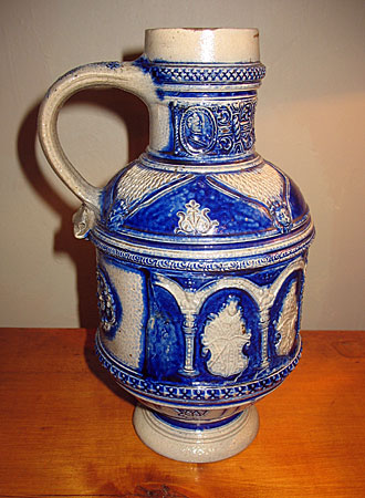 Ceramics<br>Ceramics Archives<br>GERMAN STONEWARE  JUG