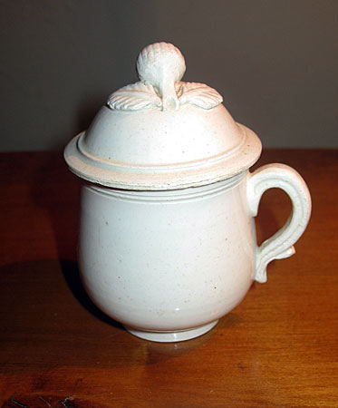 French Creamware Pot de Creme