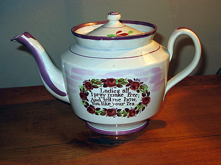 Ceramics<br>Ceramics Archives<br>Pink Lustre Teapot
