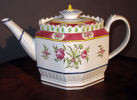 Ceramics<br>Ceramics Archives<br>Pearlware Teapot