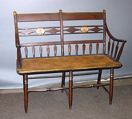 Furniture<br>Furniture Archives<br>SOLD  Sheraton Country Settee