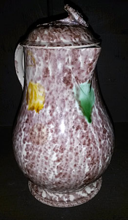 Ceramics<br>Ceramics Archives<br>Creamware tortoise shell jug with cover