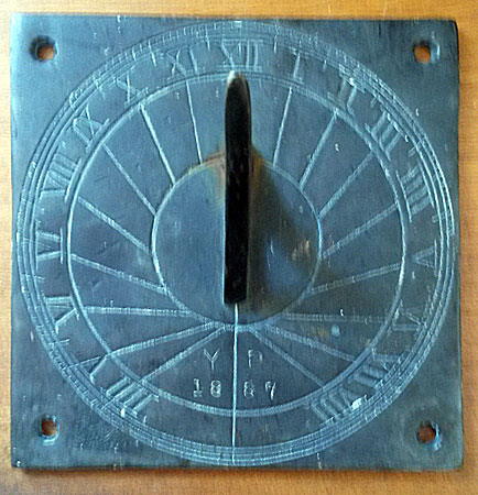 SOLD  Brass Sundial