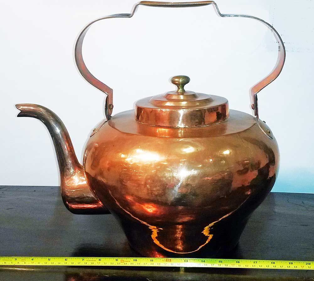 Metalware<br>Archives<br>Oversized Copper Kettle