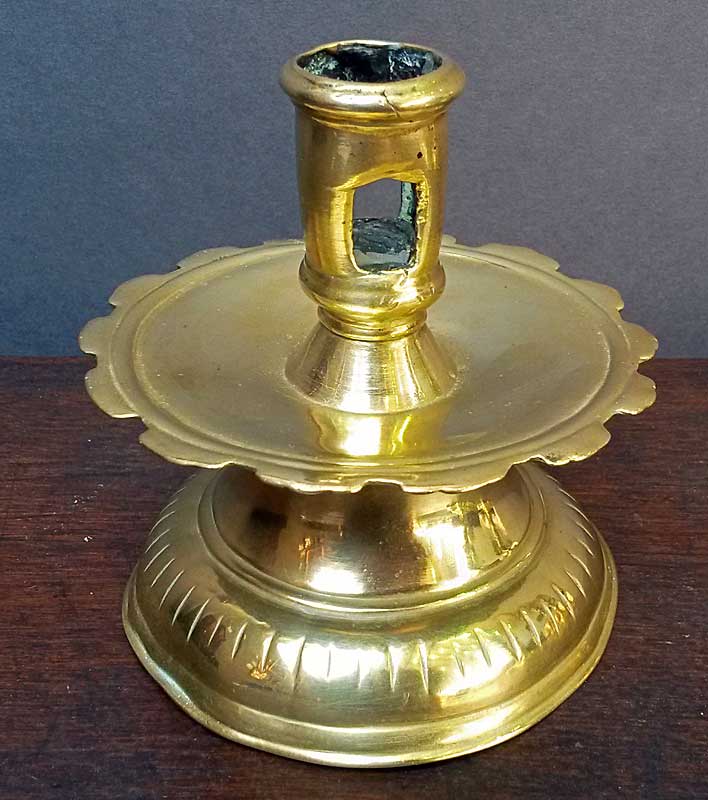 Metalware<br>Archives<br>Brass Capstan Candlestick