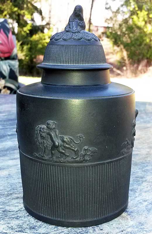 Ceramics<br>Ceramics Archives<br>Black Basalt Tea Canister