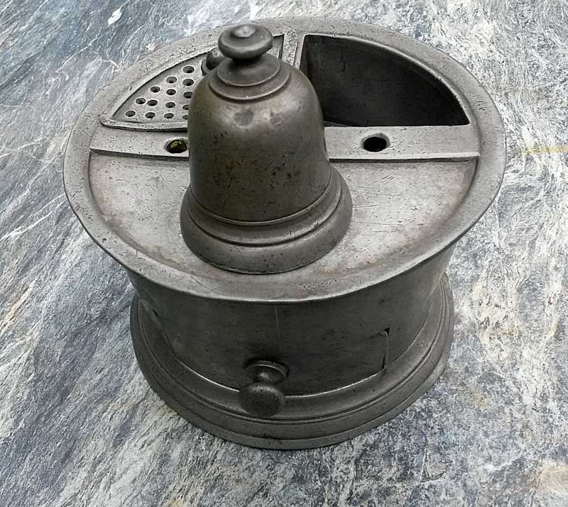 Metalware<br>Archives<br>SOLD  Pewter Inkwell