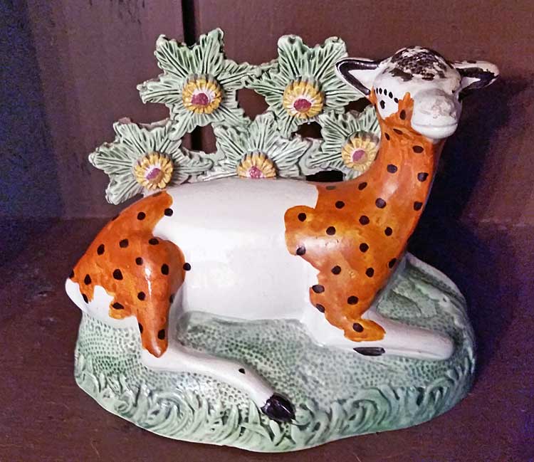 Ceramics<br>19th Century<br>Yorkshire pottery Deer