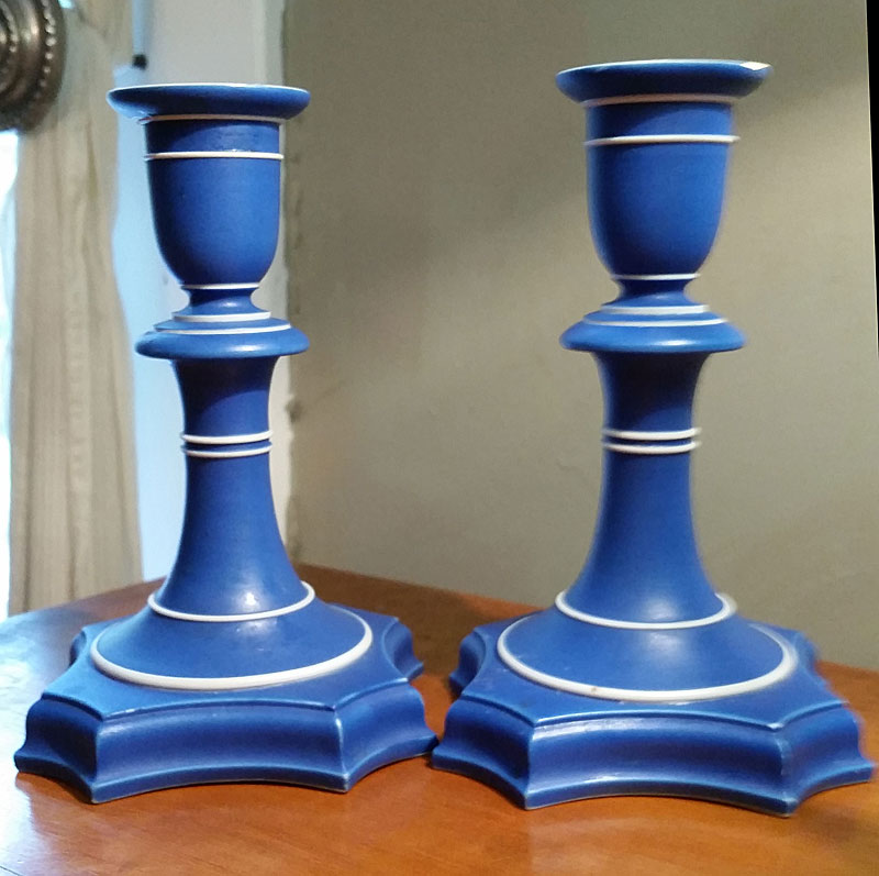 Ceramics<br>Ceramics Archives<br>Pair of Wedgwood Candlesticks SOLD