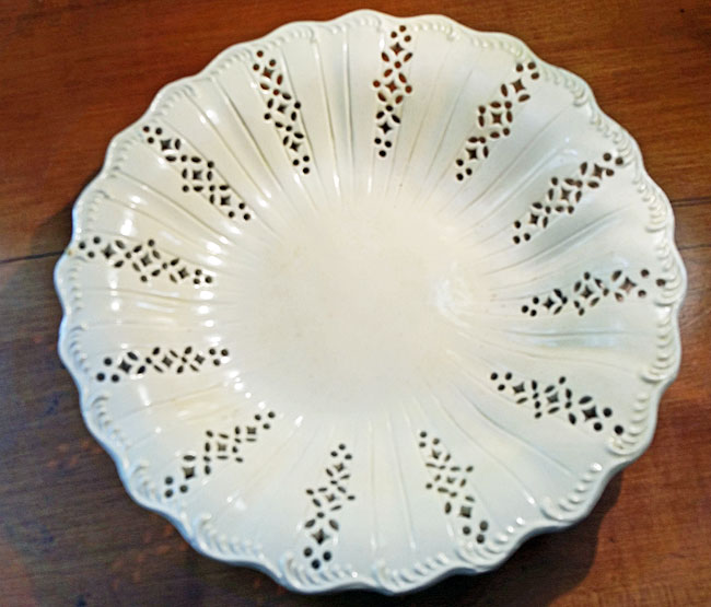 Ceramics<br>Ceramics Archives<br>Creamware Pierced Dish