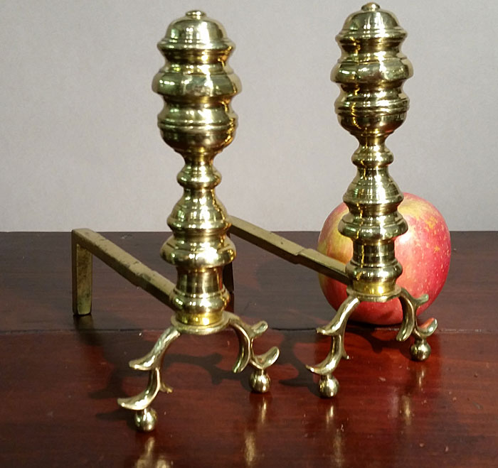 Pair of Miniature Andirons