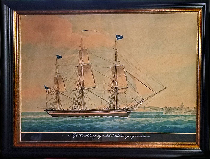 Paintings<br>Archives<br>AMERICAN â€œSHIP WOODBURY