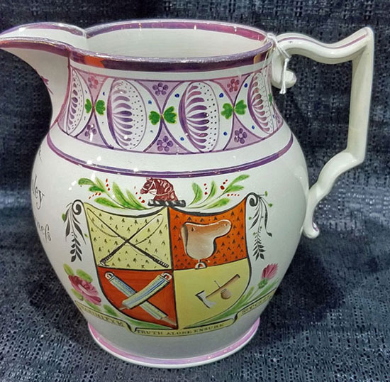 Ceramics<br>Ceramics Archives<br>Pink Lustre Occupational Jug