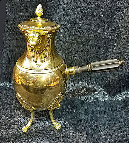 Brass Chocolate Pot