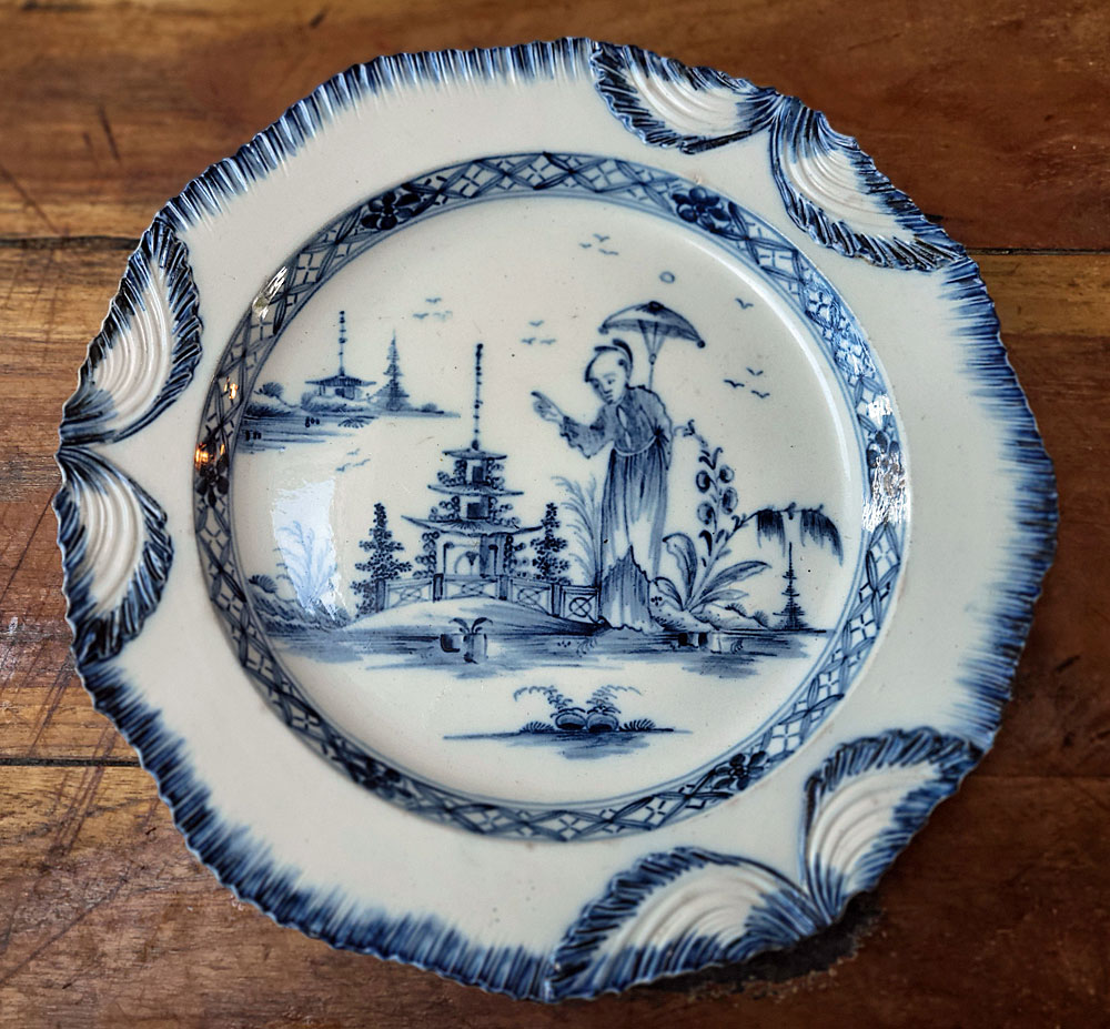 Just In<br>Creamware Long Eliza Plate