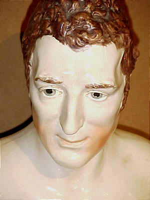 SOLD  Pearlware Portrait Bust of Wellington