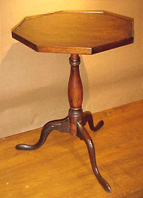 SOLD  Octagonal Top Candlestand