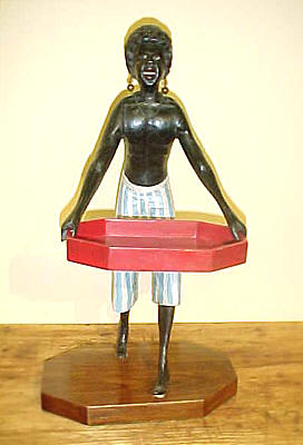 SOLD   Carved Wood Blackamoor