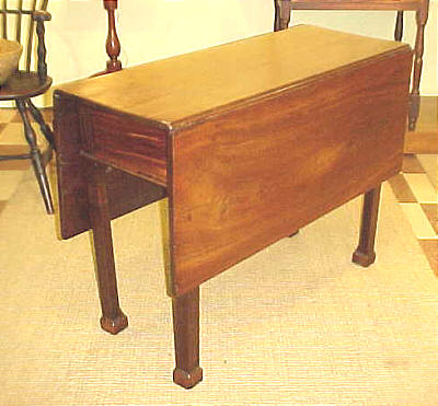 SOLD  Philadelphia Chippendale Drop Leaf Table