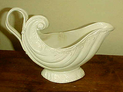 SOLD   Creamware Sauce Boat